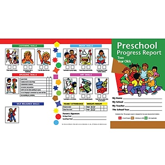 Hayes Preschool Progress Report Record Book, 10/Pack (H-PRC0)