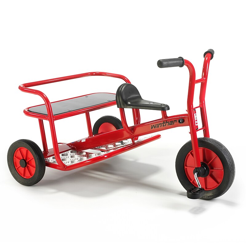 Winther Twin Taxi Tricycle, Red (WIN468) image 1