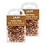 JAM Paper Pushpins, Rose Gold, 2 Packs of 100 (22432063A)~#|#~m007145874_sc7