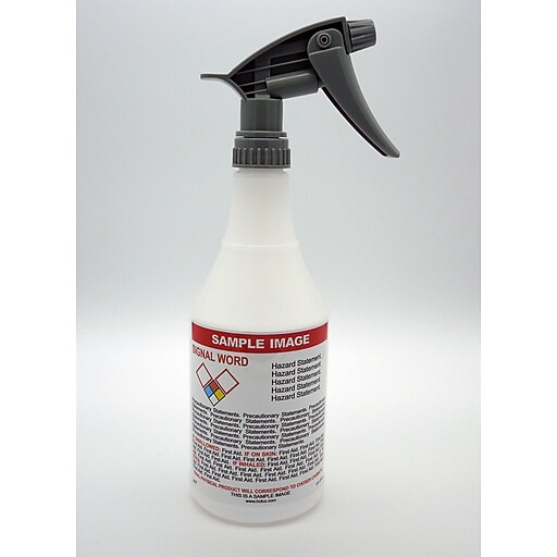HCL 24 oz. Spray Bottle, PreLabeled "Distilled Water" (GHSBOT0016) at
