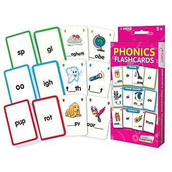 Phonological Awareness Flash Cards for ages 5+, 1 pack of 162 (JRL203)