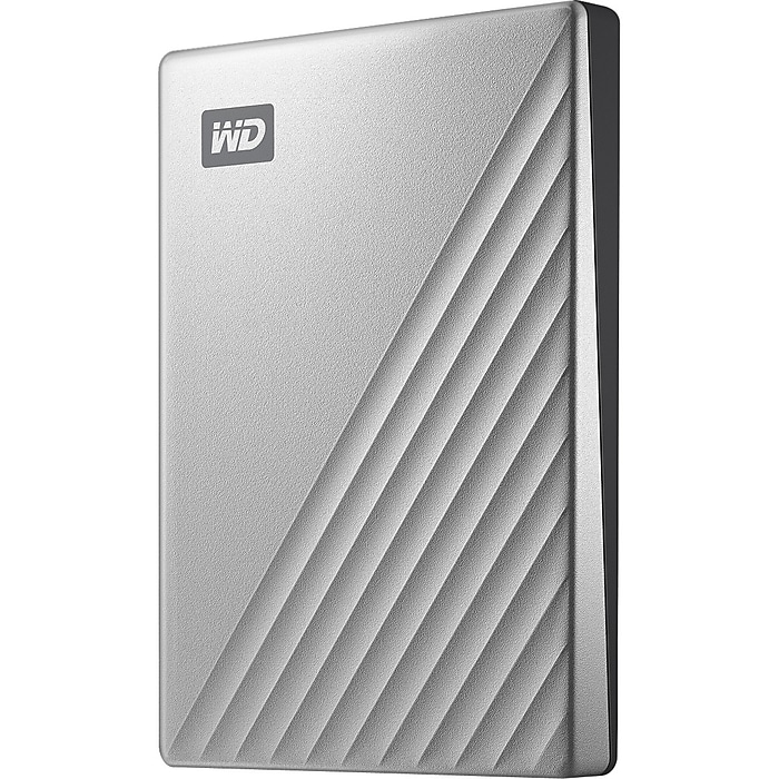 WD My Passport Ultra 1TB USB 3.0 External Hard Drive, Silver