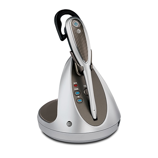 AT&T TL7910 DECT 6.0 Expandable Wireless Headset with Softphone Call