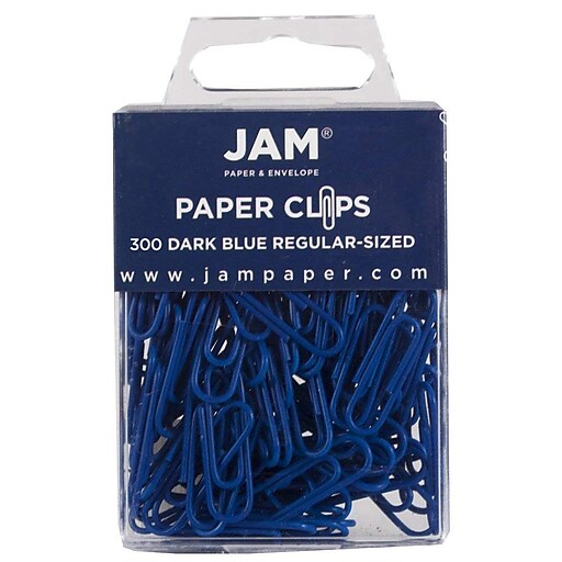 JAM Paper® Bulk Paper Clips, Regular 1 Inch, Standard Paperclips, Gold