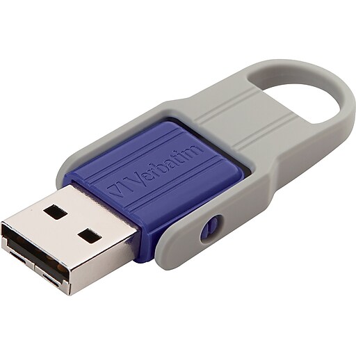 Shop Staples for Verbatim Store 'n' Flip 32GB USB Flash Drive, Violet