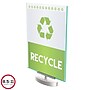 Deflect-O Superior Image Document Holder, 8.5" x 11", Vertical, Table Top, Silver/Clear Acrylic (691590)~#|#~m007156169_sc7