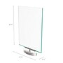 Deflect-O Superior Image Document Holder, 8.5" x 11", Vertical, Table Top, Silver/Clear Acrylic (691590)~#|#~m007156171_sc7