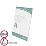 Deflect-O Document Holder, 8.5" x 11", Vertical, Table Top, Clear Plastic (DEF590101)~#|#~m007156210_sc7