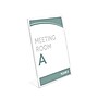 Deflect-O Document Holder, 8.5" x 11", Vertical, Table Top, Clear Plastic (DEF590101)~#|#~m007156211_sc7