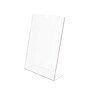 Deflect-O Document Holder, 8.5" x 11", Vertical, Table Top, Clear Plastic (DEF590101)~#|#~m007156214_sc7
