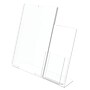 Deflect-O Document Holder, 8.5" x 11", Vertical, Table Top, Clear Plastic (599401)~#|#~m007156232_sc7