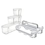 Deflecto Stackable Caddy Organizer with 3 Canisters, Clear  (29003CR)~#|#~m007156309_sc7