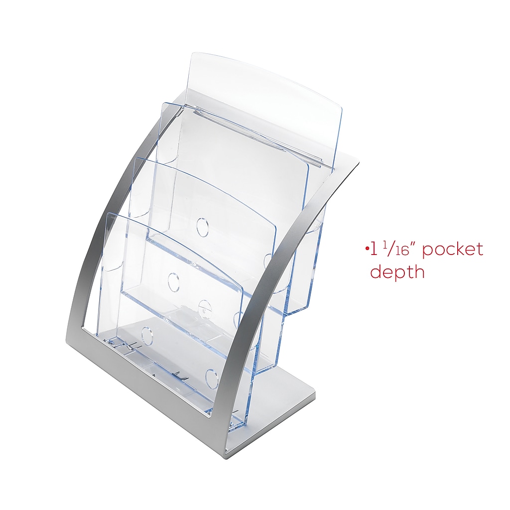 pocket depth label on rack