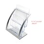 Defelcto Three-Tier Contemporary Magazine Holder, 11-1/4w x 6-15/16d x 13-5/16h, Silver (DEF693745)~#|#~m007156320_sc7