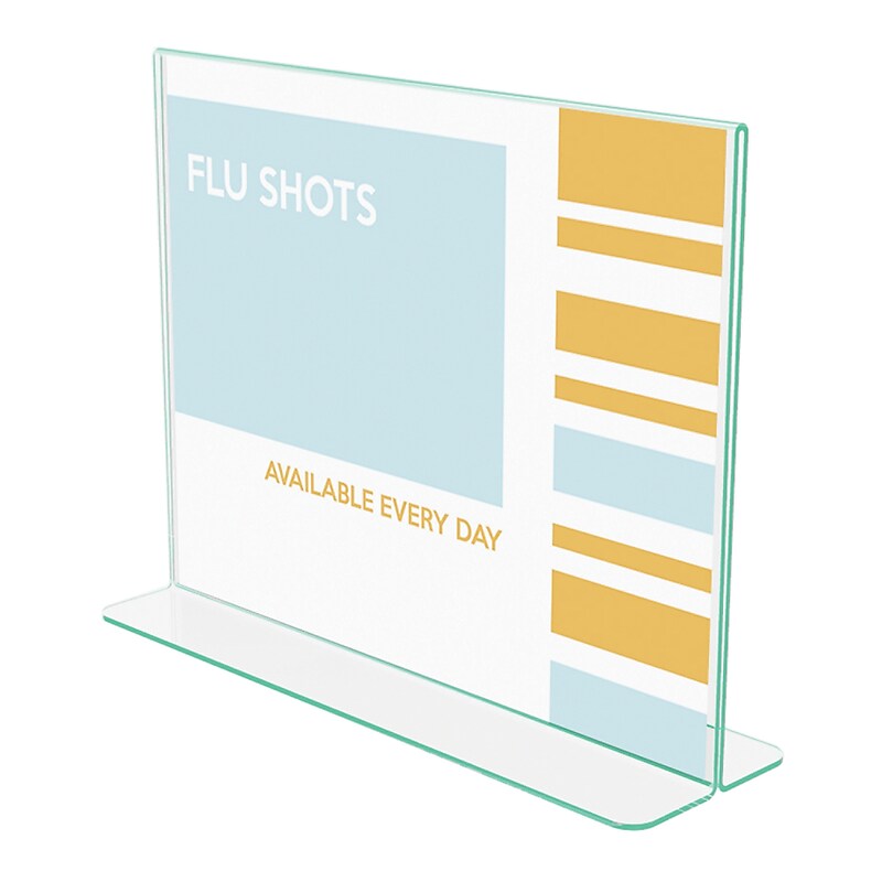 Defelcto Superior Image Document Holder, 8.5" x 11", Vertical, Table Top, Clear Acrylic (DEF5991890) image 1