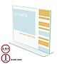 Defelcto Superior Image Document Holder, 8.5" x 11", Vertical, Table Top, Clear Acrylic (DEF5991890)~#|#~m007156331_sc7