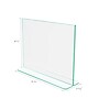 Defelcto Superior Image Document Holder, 8.5" x 11", Vertical, Table Top, Clear Acrylic (DEF5991890)~#|#~m007156334_sc7