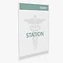 Deflecto Superior Image Document Holder, 8.5" x 11", Vertical, Wall Mounted, Clear Plastic (DEF588601)~#|#~m007156341_sc7