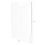 Deflecto Superior Image Document Holder, 8.5" x 11", Vertical, Wall Mounted, Clear Plastic (DEF588601)~#|#~m007156343_sc7