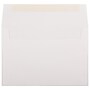JAM Paper A8 Strathmore Invitation Envelopes, 5.5 x 8.125, Bright White Linen, 50/Pack (40934I)~#|#~m007159129_sc7
