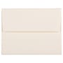 JAM Paper A2 Strathmore Invitation Envelopes, 4.375 x 5.75, Natural White Linen, 25/Pack (99761)~#|#~m007159156_sc7