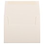 JAM Paper A2 Strathmore Invitation Envelopes, 4.375 x 5.75, Natural White Linen, 25/Pack (99761)~#|#~m007159157_sc7
