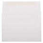 JAM Paper A7 Strathmore Invitation Envelopes, 5.25 x 7.25, Bright White Linen, 50/Pack (191189I)~#|#~m007159173_sc7