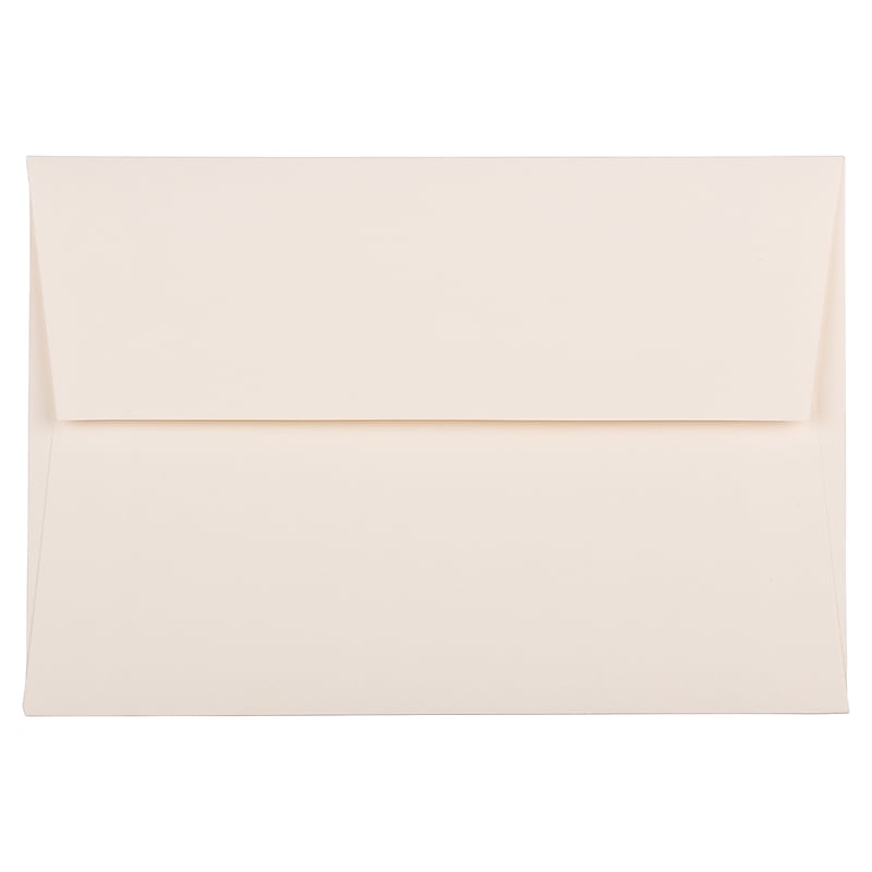 JAM Paper A8 Strathmore Invitation Envelopes, 5.5 x 8.125, Natural White Wove, 50/Pack (191205I) image 1