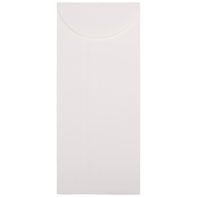 JAM Paper #11 Policy Business Strathmore Envelopes, 4.5 x 10.375, Bright White Wove, 25/Pack (191251) image 1