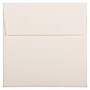 JAM Paper 6 x 6 Square Strathmore Invitation Envelopes, Natural White Wove, Bulk 1000/Carton (191278B)~#|#~m007159190_sc7