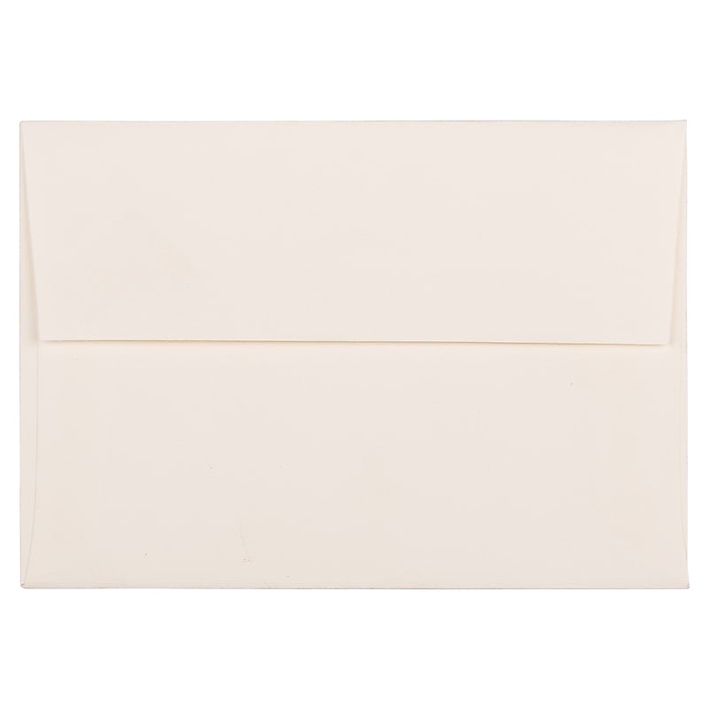 JAM Paper 4Bar A1 Strathmore Invitation Envelopes, 3.625 x 5.125, Natural White Wove, Bulk 250/Box (194891H) image 1