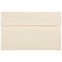 JAM Paper A10 Strathmore Invitation Envelopes, 6 x 9.5, Ivory Wove, 25/Pack (900849930)~#|#~m007159217_sc7
