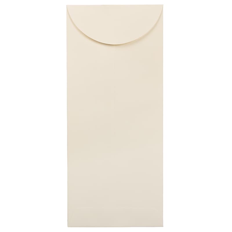 JAM Paper #12 Policy Business Strathmore Envelopes, 4.75 x 11, Natural White Wove, 25/Pack (900894427) image 1