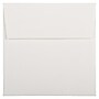 JAM Paper 6 x 6 Square Strathmore Invitation Envelopes, Bright White Wove, Bulk 1000/Carton (900958831B)~#|#~m007159227_sc7