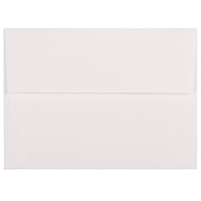 24# White Square Flap - Box of 1000 4 3/4 x 6 1/2" A6 Invitation Envelopes 