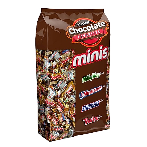 Mars Chocolate Favorites Minis Milky Way, Twix, 3 Musketeers and ...