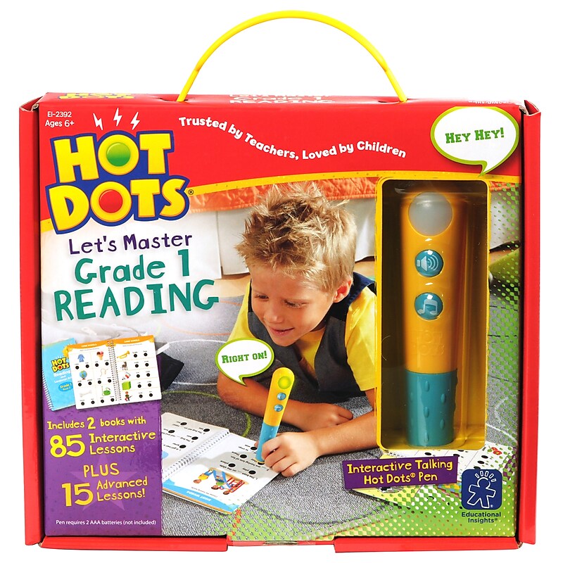 Educational Insights Hot Dots Let's Master 1st Grade Reading, 3/Set (2392) image 1