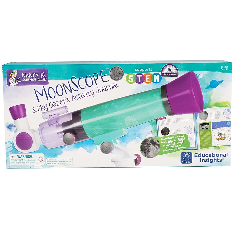 Educational Insights Nancy B's Science Club Moonscope And Star Gazer's Activity Journal image 1