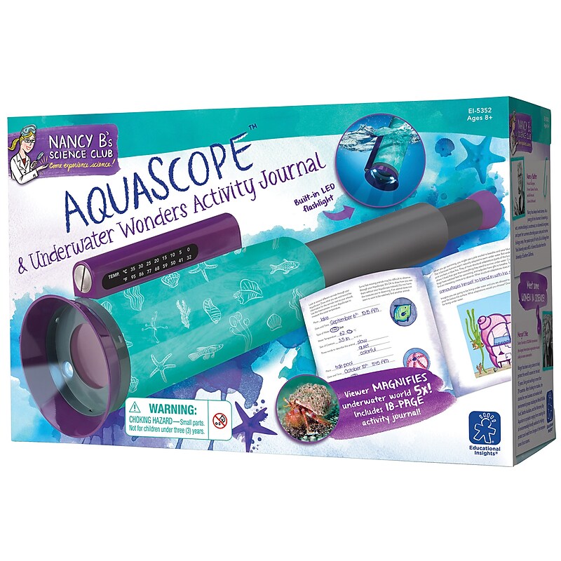 Educational Insights Nancy B's Science Club AquaScope And Underwater Wonders Activity Journal image 1