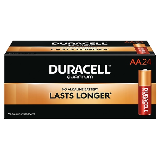 Duracell Battery Quantum Alkaline AA, 24/Pack Staples