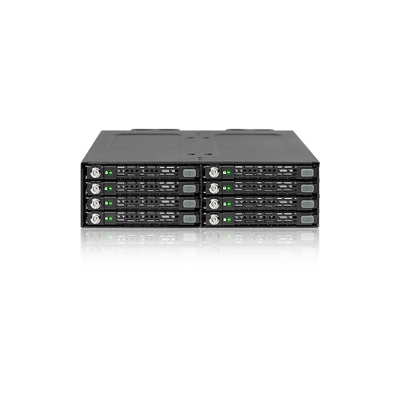 Icy Dock ToughArmor 2.5" External SATA Hard Drive Enclosure, SSD & HDD, Black (MB998SK-B) image 1