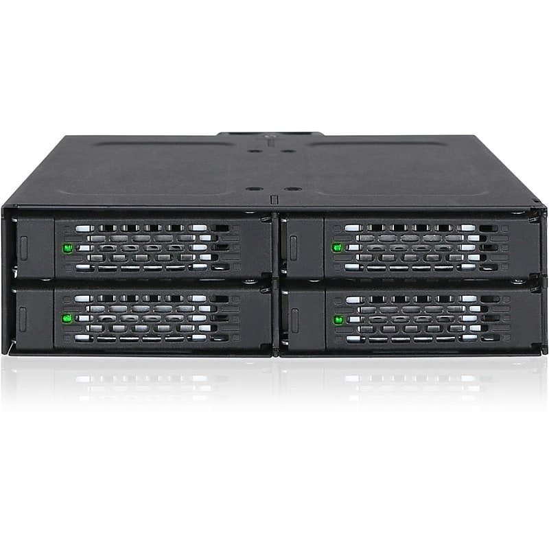 Icy Dock 2.5" SATA/SAS Hard Drive Enclosure, SSD & HDD, Black (MB607SP-B) image 1