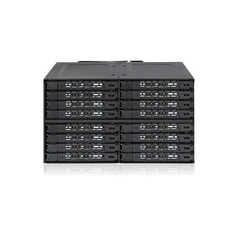 Icy Dock ToughArmor MB516SP-B Drive Enclosure Internal, Black image 1