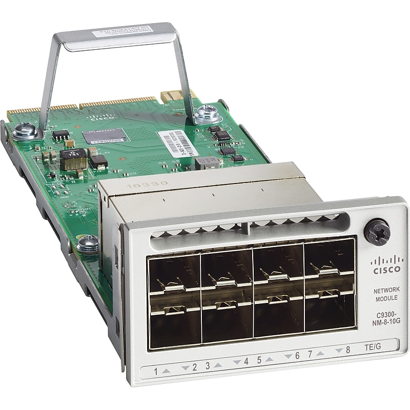 Cisco Catalyst 9300 10GBase-X 10 Gigabit Ethernet Network Module (C9300-NM-8X) image 1