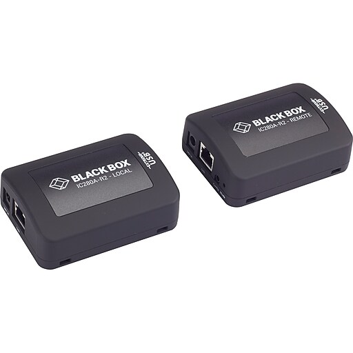 Black Box USB 2.0 Extender, CAT5, 1Port at Staples