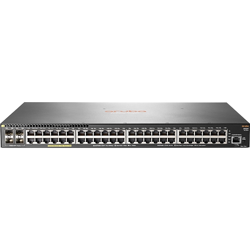 Aruba 48-Port Gigabit Ethernet Managed Switch, Up to 10 Gbps (JL558A#ABA) image 1