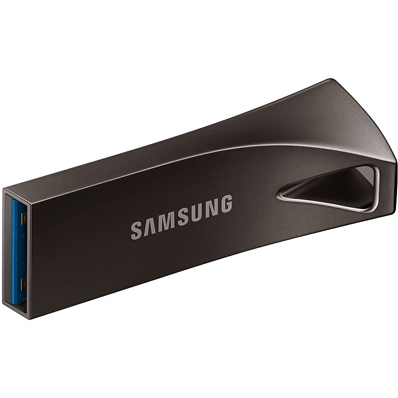 Samsung BAR Plus 256GB USB 3.1 Type A Flash Drive, Titan Gray (MUF-256BE4/AM) image 1