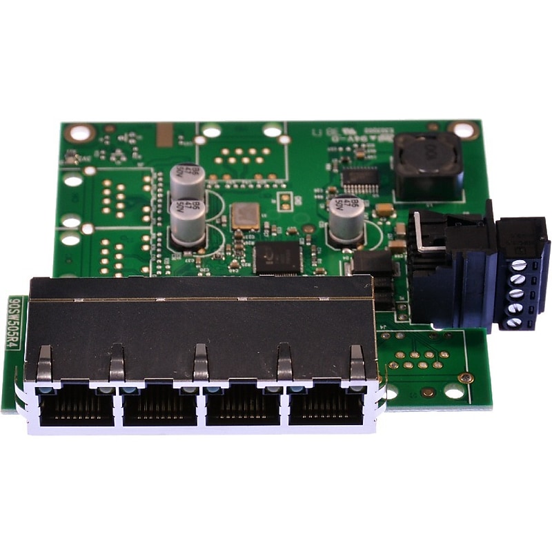 Brainboxes 4-Port Ethernet Unmanaged Switch, 10/100 Mbps (SW-104) image 1