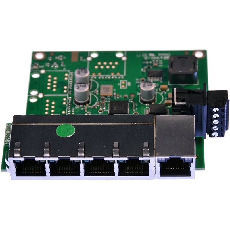 Brainboxes 5-Port Ethernet Unmanaged Switch, 10/100 Mbps (SW-105) image 1
