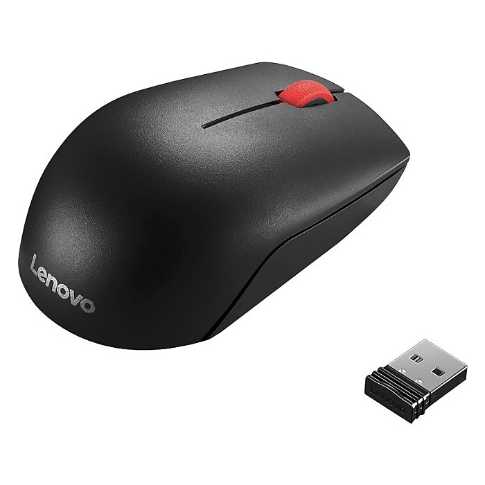 Lenovo Essential Compact Wireless Ambidextrous Optical Mouse